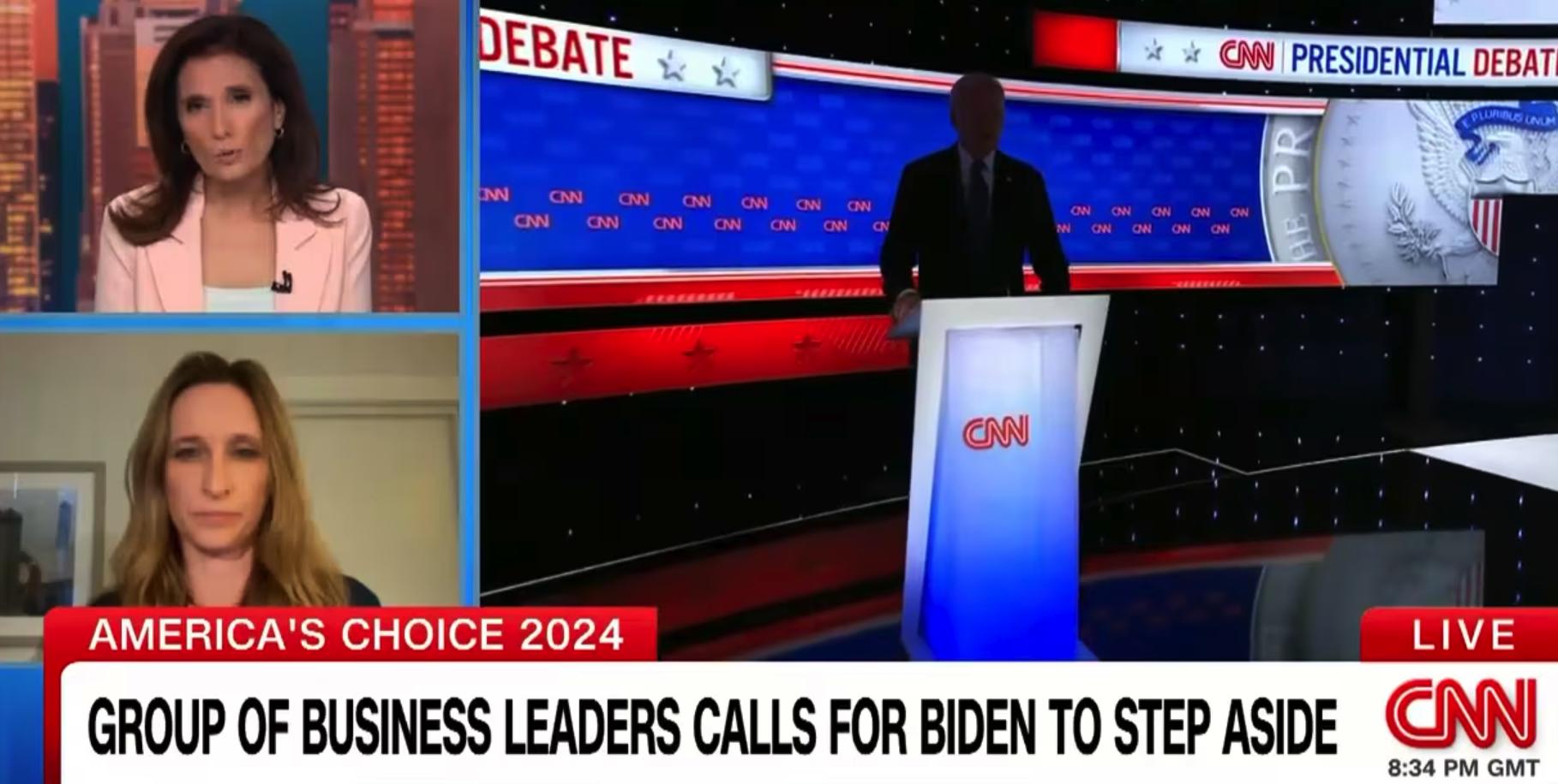 "A Group of Business Leaders Calls for Biden to Step Aside"